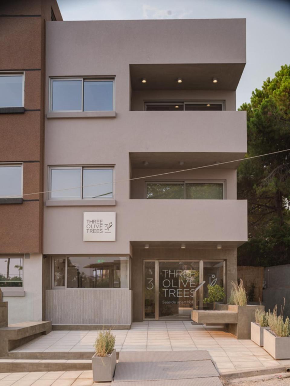 3 Olive Trees Aparthotel Anáviszosz Kültér fotó